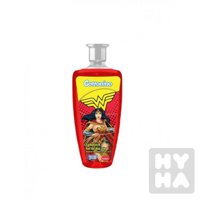 Cottonino sampon, shower 2in1 400ml wonder woman
