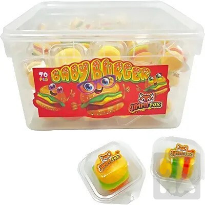 detail JimmyFox Baby Burger 10g/70ks