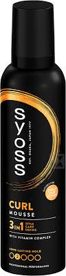 detail Syoss ztužovací pěna 250ml curl control bounce hold 2