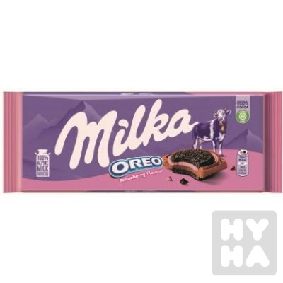 detail Milka 100g Oreo Strawberry