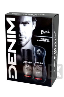 Denim Dar.kazeta 250ml spr + 150ml deo Black