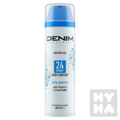 Denim shaving gel 200ml extra sensitive