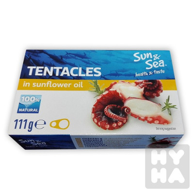 Sun a Sea tentacles in sunflower oil 111g