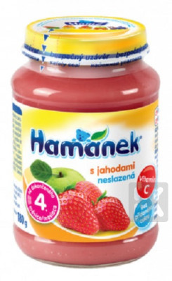 Hamánek 180g Jahodová neslazená