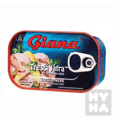 detail Giana tresčí játra 115g ve vlastním olej
