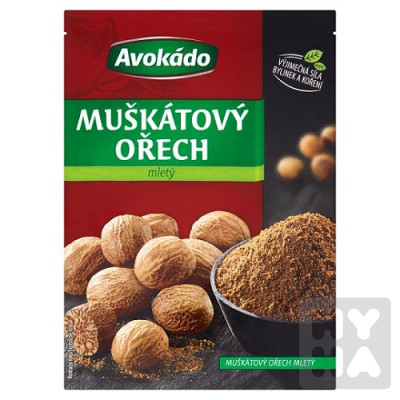 Avokádo 10g Muškátový ořech