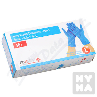 detail Trixline Rukavice vinyl L 50ks