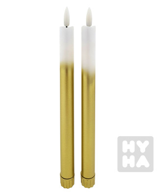 HD 118SG Electric candle lights white gold