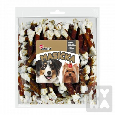detail Akinu MASÍČKA kalciová kostička s kachním 300g