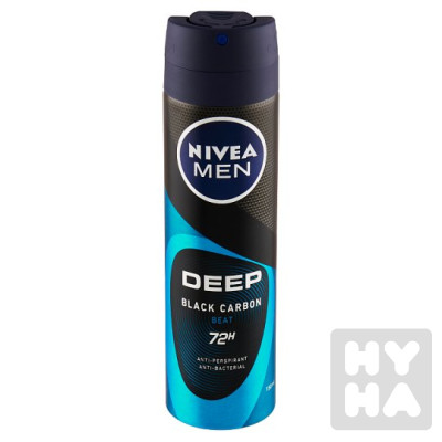 Nivea deodorant 150ml deep black carbon