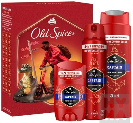 detail Oldspice kazety spr +sprej + tuhy Captain
