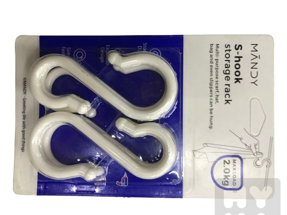 detail Hacek zavesny S 6ks/moc chu S nhua