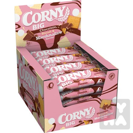 detail Corny big 40g chocolate biscuit a marshmallow