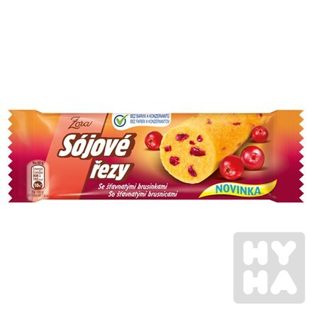 detail Zora sójové řezy 45g brusinka/40ks