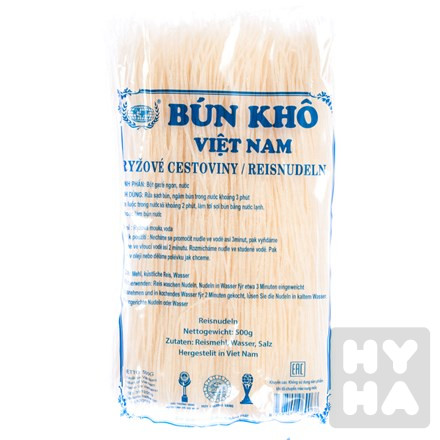 detail TL Bún khô Ha Noi 500g x20ks vlasové rýžové nudle