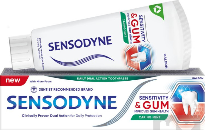 detail Sensodyne 75ml zp sensitivity a gum