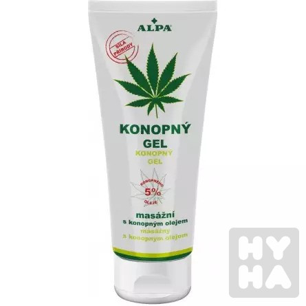 detail ALPA konopný gel masažní 100ml
