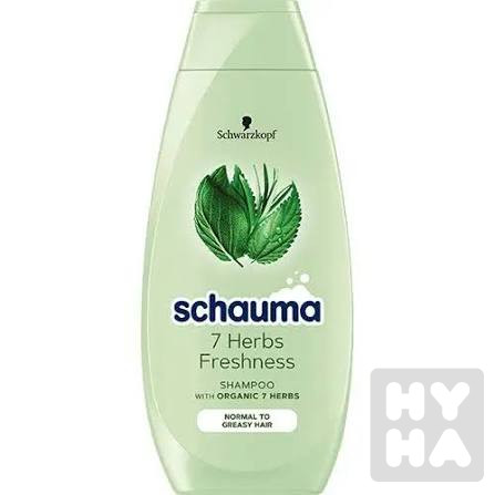 detail Schauma šampón 400ml 7Herbs Freshness