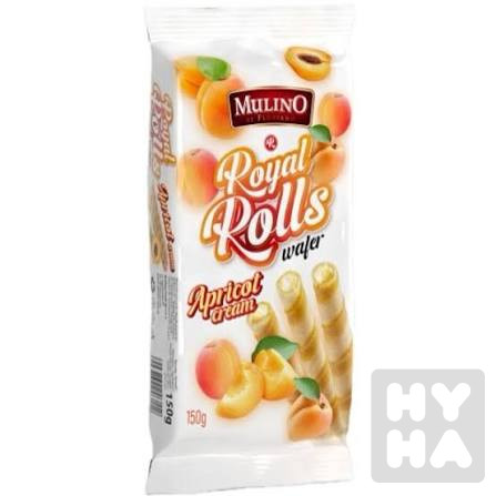 detail Mullino Royal Rolls wafer 150g Apricot