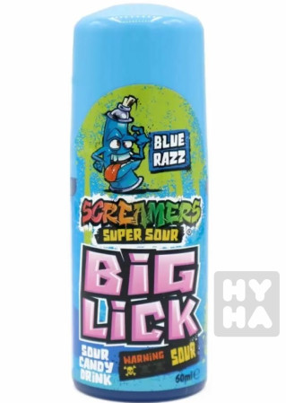 detail Screamers big lick 60ml blue borůvka/12ks