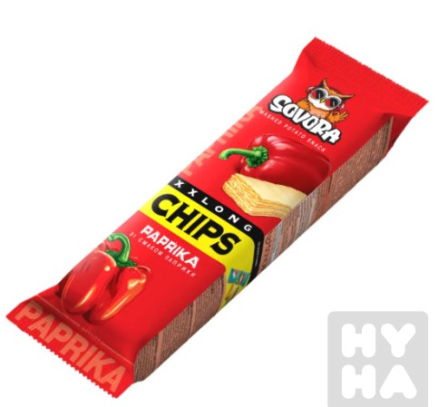 detail SOVORA Long Chips 70g Paprika