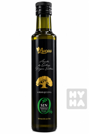 detail Lucas Olivový olej 250ml sklo