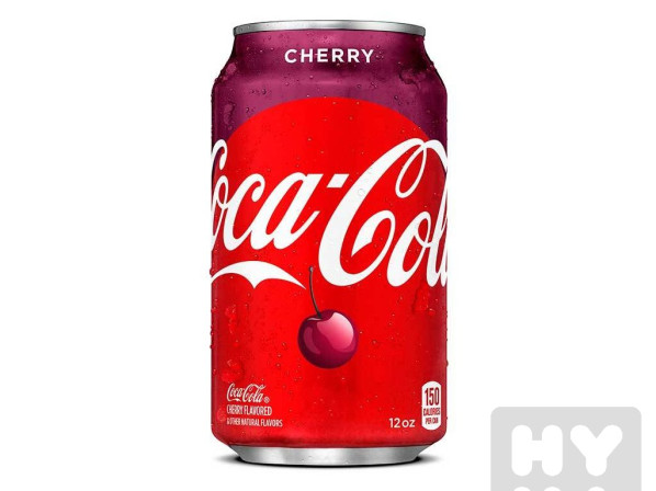 detail Coca cola US 355ml cherry