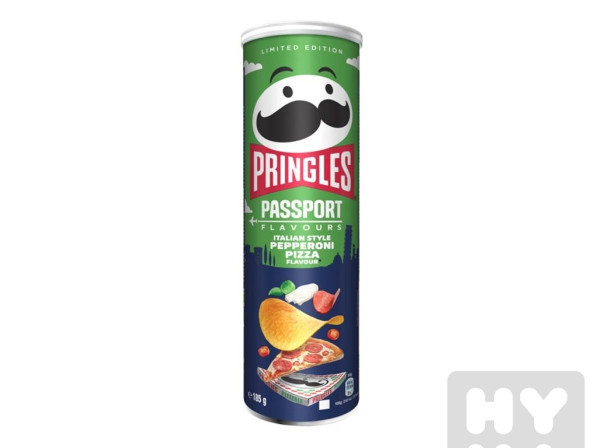 detail Pringles 165g italian pepperoni pizza