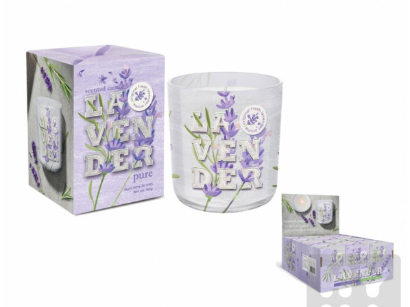 detail Bartek sklo 150g Lavender a rosemary