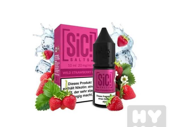 detail Sic! salts 10ml 20mg Wild strawberry ice