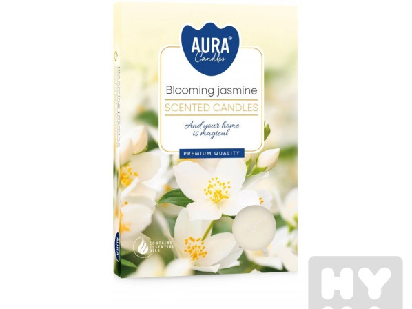 detail Bispol Aura čajové svíčky 6ks Blooming jasmine