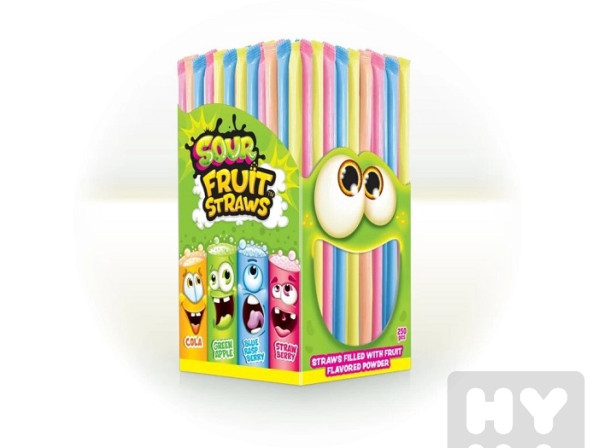 detail JB Sour Fruit Straws 250ksx3g