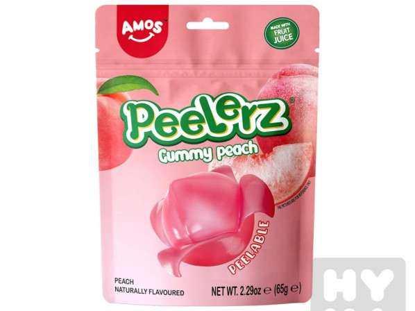 detail Amos gummy 4D 65g Peach Peelable