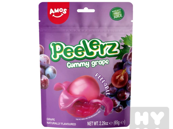 detail Amos gummy 4D 65g Grape peelable