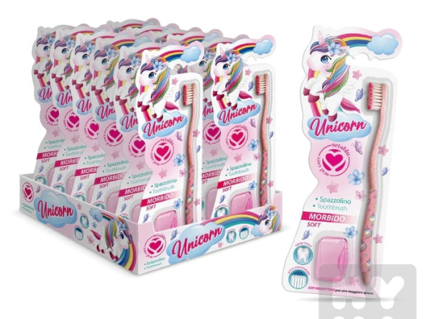 detail Spazzolino dětaký kartáček unicorn