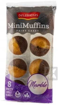 detail Mini muffins 180g Marble