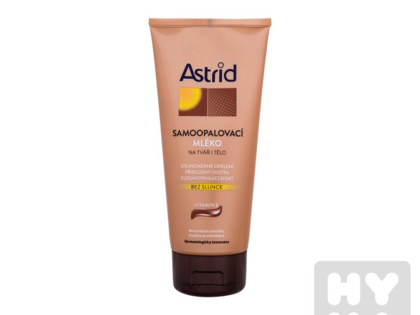 detail Astrid Samoopalovací mléko na tvář i tělo 200ml