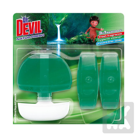 detail Dr.devil 3in1 liq.block natural fresh