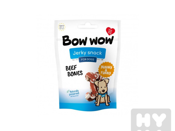 detail Bowwow 80g kosticky s hovezi BW366