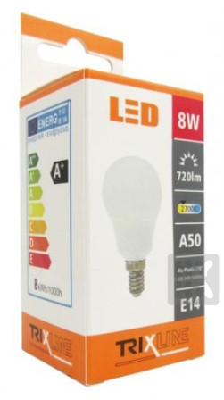 detail Trixline 8W E14 2700K A50
