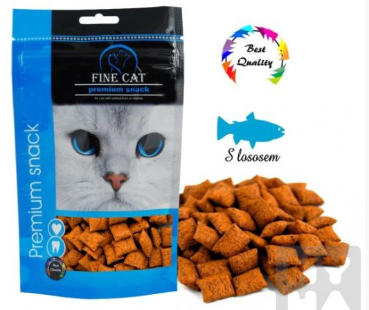 detail Fine cat 80g plnene polstarky s Lososem 981
