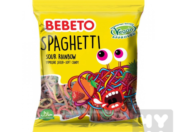 detail Bebeto spaghetti 80g sour Rainbow