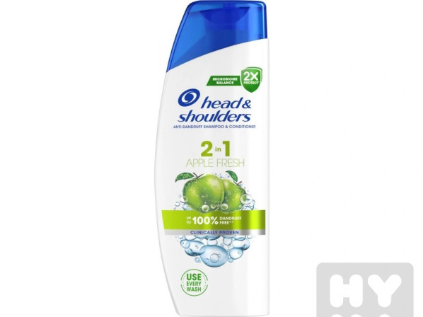 detail Head & Shoulders 330ml anti hairfall 2in1 apple