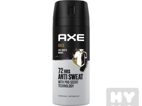 detail Axe deodorant 150ml Gold anti sweat