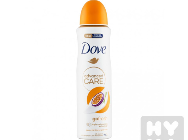 detail Dove deodorant 150ml passion a lemongrass