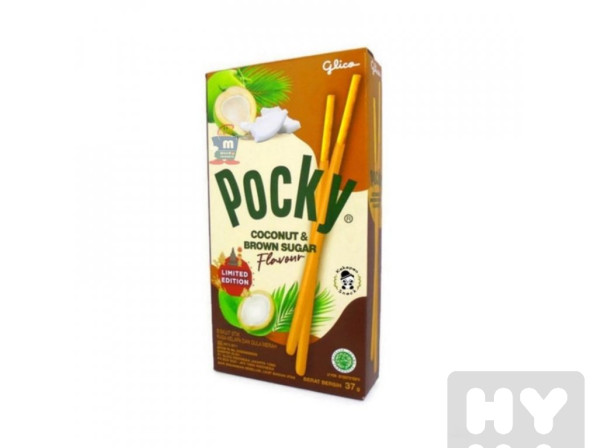 detail Pocky 37g coconut brown sugar