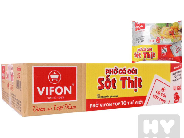 detail Vifon Pho ga co goi sot thit/ kureci 80g/24ks