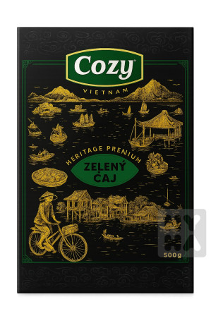 detail Cozy Green Tea Heritage premium 500g