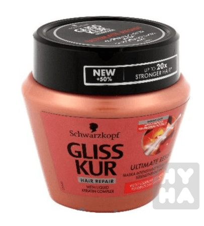 detail Gliss Kur maska na vlasy 300ml Ultimate resist