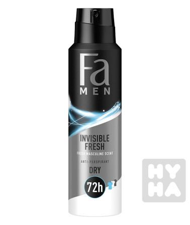 detail Fa deodorant 150ml Invisible fresh men